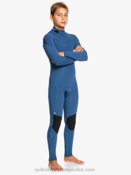 Quiksilver D6JJ2195 pojat merkki sininen 8-16 3/2mm istuntoja l/sl fullsuit