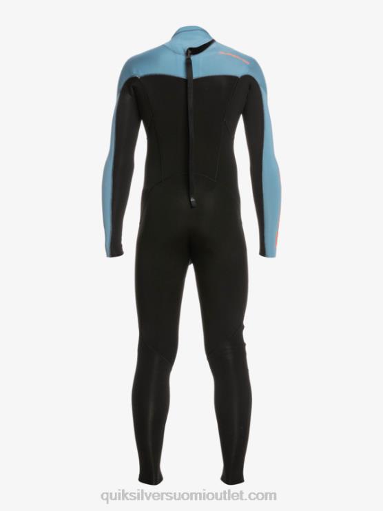 Quiksilver D6JJ2223 pojat musta/maakunnansininen 8-16 3/2mm jokapäiväistä vetoketjullista märkäpukua