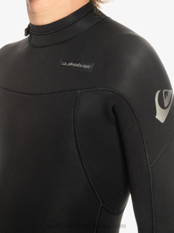 Quiksilver D6JJ2224 pojat musta 8-16 3/2mm jokapäiväistä vetoketjullista märkäpukua