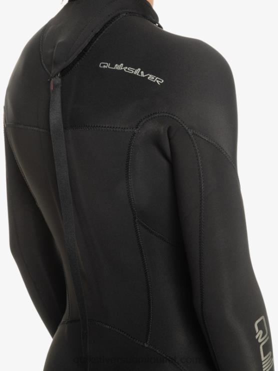 Quiksilver D6JJ2224 pojat musta 8-16 3/2mm jokapäiväistä vetoketjullista märkäpukua