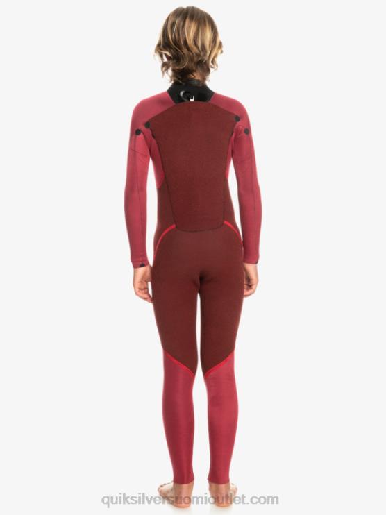 Quiksilver D6JJ2224 pojat musta 8-16 3/2mm jokapäiväistä vetoketjullista märkäpukua