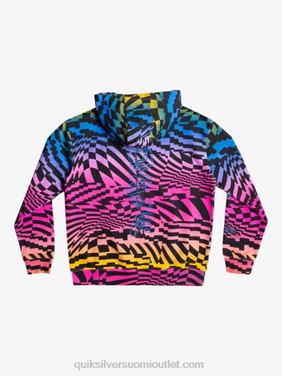 Quiksilver D6JJ2051 pojat pink glo radikaali kertaa 231 8-16 radikaalisti ylimitoitettu huppari