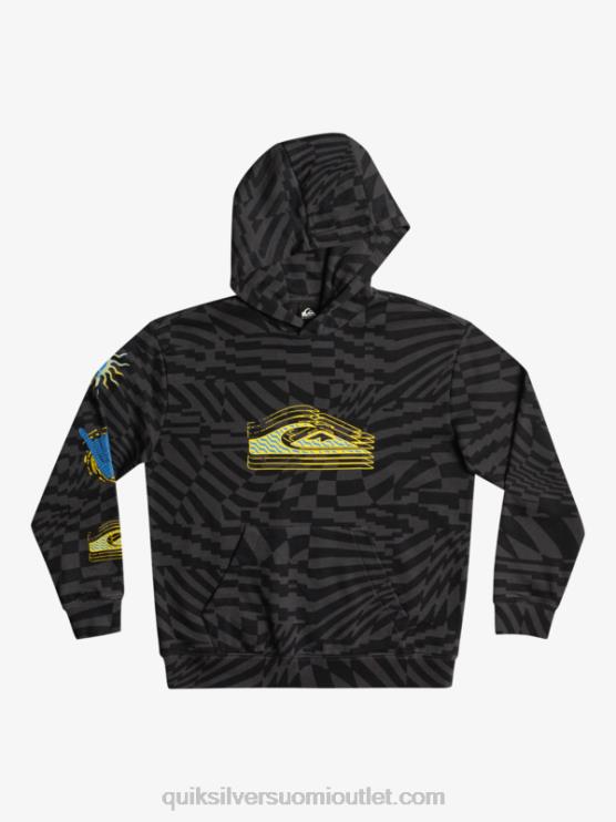 Quiksilver D6JJ2052 pojat musta radikaali kertaa 231 8-16 radikaalisti ylimitoitettu huppari