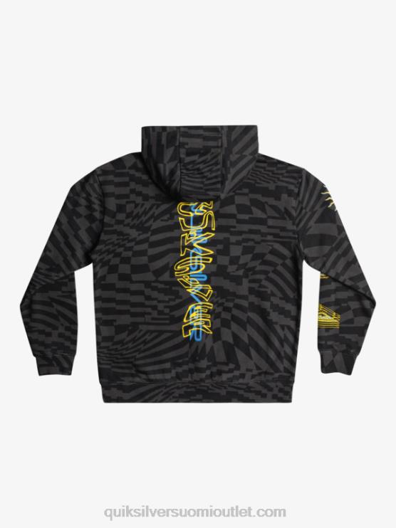 Quiksilver D6JJ2052 pojat musta radikaali kertaa 231 8-16 radikaalisti ylimitoitettu huppari