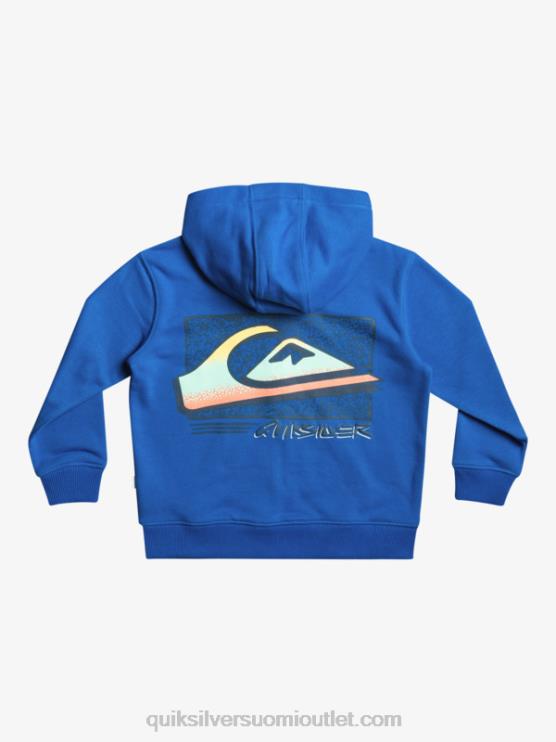 Quiksilver D6JJ2234 pojat snorkkelin sininen 2-7 retroriskiä vetoketjullinen huppari