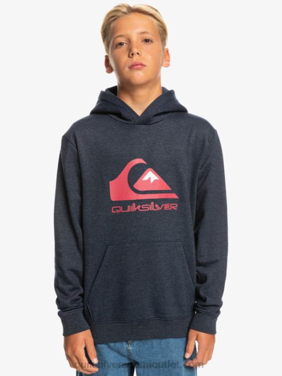 Quiksilver D6JJ2247 pojat laivastonsininen bleiseri kanerva 8-16 iso logo fleecetoppi
