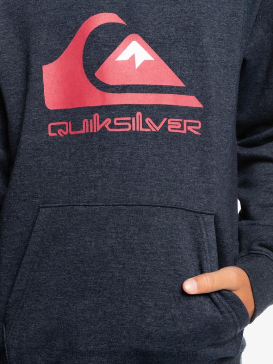 Quiksilver D6JJ2247 pojat laivastonsininen bleiseri kanerva 8-16 iso logo fleecetoppi