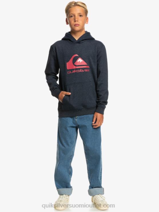 Quiksilver D6JJ2247 pojat laivastonsininen bleiseri kanerva 8-16 iso logo fleecetoppi