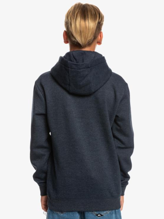 Quiksilver D6JJ2247 pojat laivastonsininen bleiseri kanerva 8-16 iso logo fleecetoppi