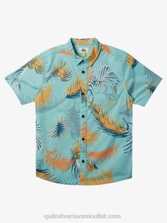 Quiksilver D6JJ1912 pojat enkelinsininen trooppinen häiriö Trooppinen glitch lyhythihainen paita