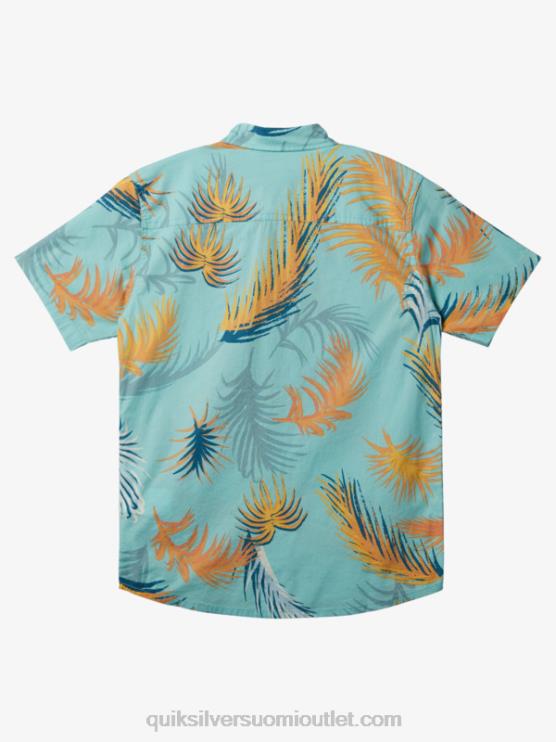 Quiksilver D6JJ1912 pojat enkelinsininen trooppinen häiriö Trooppinen glitch lyhythihainen paita
