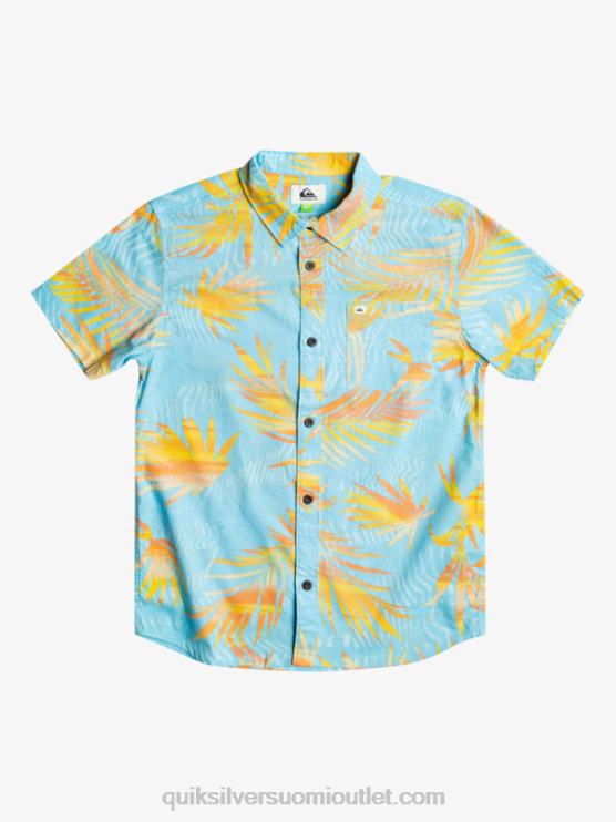 Quiksilver D6JJ2197 pojat taivaansininen repeytyi 8-16 revitty lyhythihainen paita