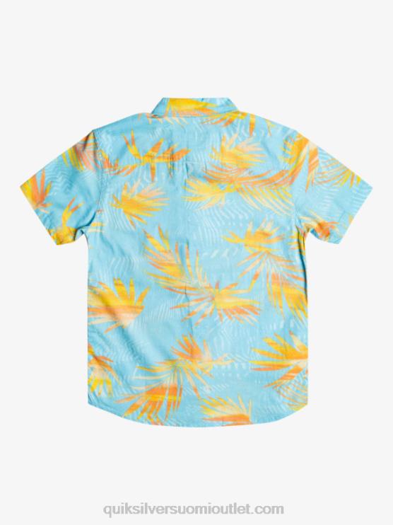 Quiksilver D6JJ2197 pojat taivaansininen repeytyi 8-16 revitty lyhythihainen paita