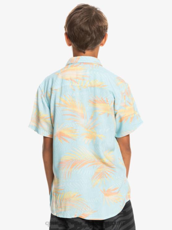 Quiksilver D6JJ2197 pojat taivaansininen repeytyi 8-16 revitty lyhythihainen paita