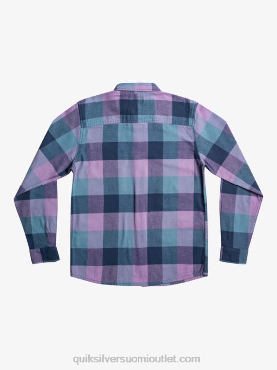 Quiksilver D6JJ2304 pojat insignia sininen emäperho 8-16 pitkähihainen emäkärpäsen flanellipaita