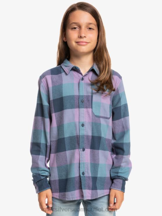 Quiksilver D6JJ2304 pojat insignia sininen emäperho 8-16 pitkähihainen emäkärpäsen flanellipaita