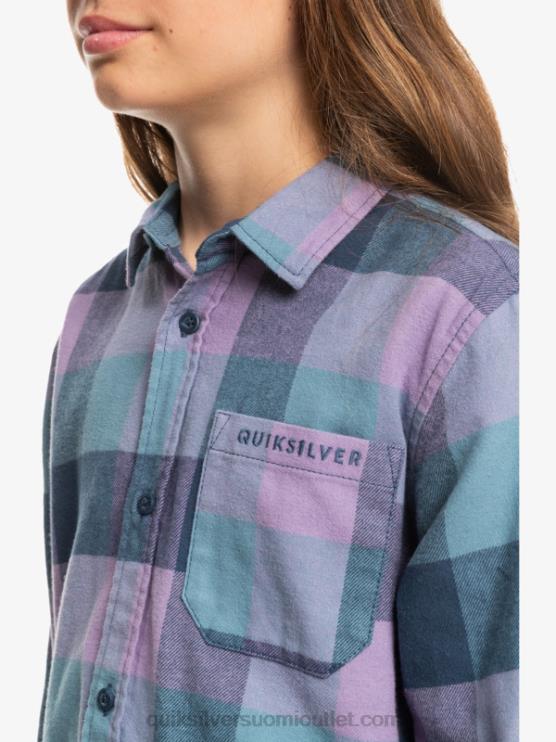 Quiksilver D6JJ2304 pojat insignia sininen emäperho 8-16 pitkähihainen emäkärpäsen flanellipaita