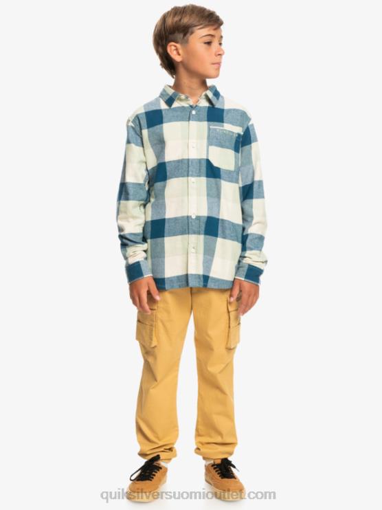 Quiksilver D6JJ2305 pojat aavikkosalvia emäkärpänen 8-16 pitkähihainen emäkärpäsen flanellipaita