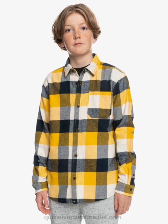 Quiksilver D6JJ2306 pojat koivu emäkärpäs 223 8-16 pitkähihainen emäkärpäsen flanellipaita