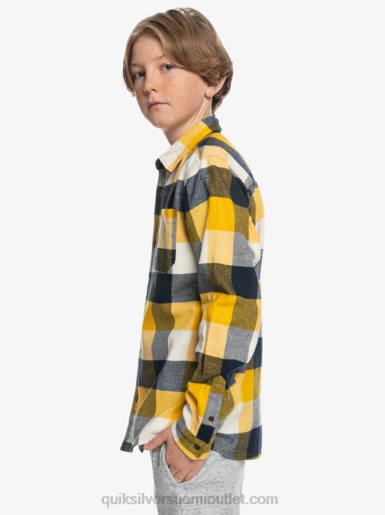 Quiksilver D6JJ2306 pojat koivu emäkärpäs 223 8-16 pitkähihainen emäkärpäsen flanellipaita