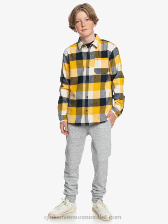 Quiksilver D6JJ2306 pojat koivu emäkärpäs 223 8-16 pitkähihainen emäkärpäsen flanellipaita
