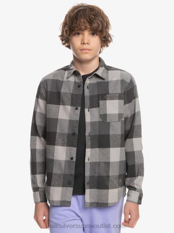 Quiksilver D6JJ2307 pojat rautaportin emäkärpänen 8-16 pitkähihainen emäkärpäsen flanellipaita