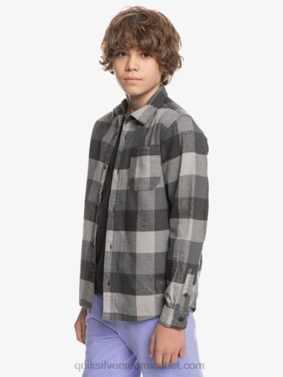 Quiksilver D6JJ2307 pojat rautaportin emäkärpänen 8-16 pitkähihainen emäkärpäsen flanellipaita
