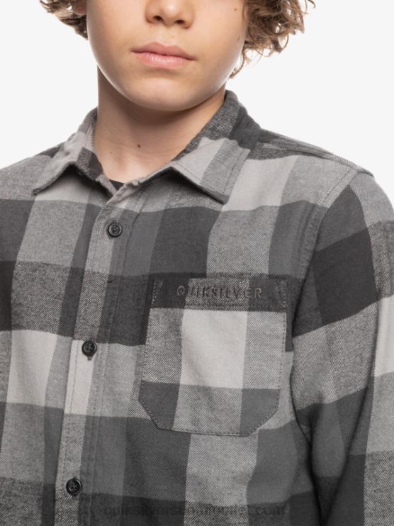 Quiksilver D6JJ2307 pojat rautaportin emäkärpänen 8-16 pitkähihainen emäkärpäsen flanellipaita