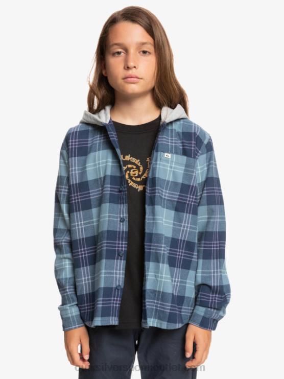 Quiksilver D6JJ2310 pojat Provencial Blue Harelaw 8-16 halidon-hupullinen pitkähihainen paita