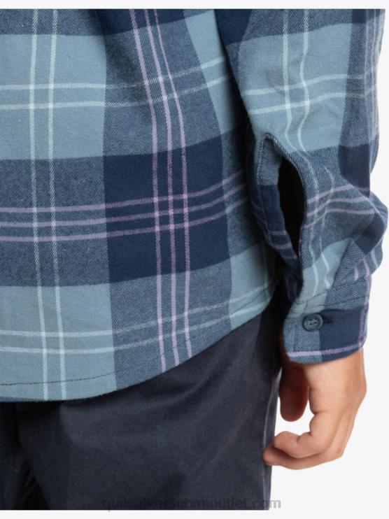 Quiksilver D6JJ2310 pojat Provencial Blue Harelaw 8-16 halidon-hupullinen pitkähihainen paita