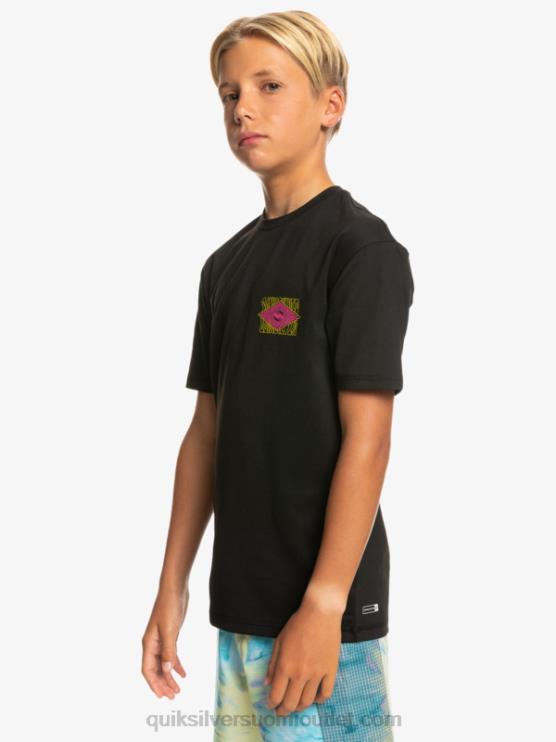 Quiksilver D6JJ2011 pojat musta 8-16 radikaali upf 50 surffit-paita