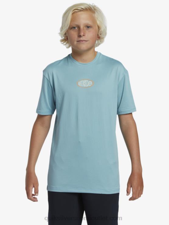 Quiksilver D6JJ2013 pojat cameo sininen 8-16 mix session upf 50 lyhythihainen surffipaita