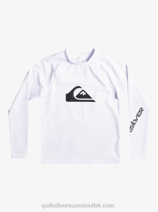Quiksilver D6JJ2073 pojat valkoinen 2-7 kaikki aikojen ls l/sl surffailupaita