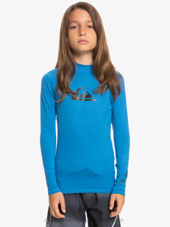 Quiksilver D6JJ2100 pojat snorkkelinsininen kanerva 8-16 kaikkien aikojen ls-nuorten l/sl surffit
