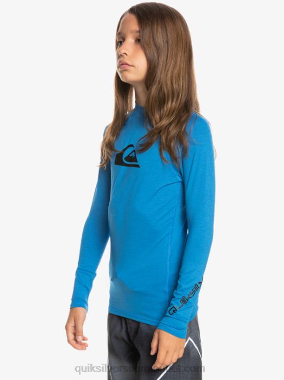 Quiksilver D6JJ2100 pojat snorkkelinsininen kanerva 8-16 kaikkien aikojen ls-nuorten l/sl surffit