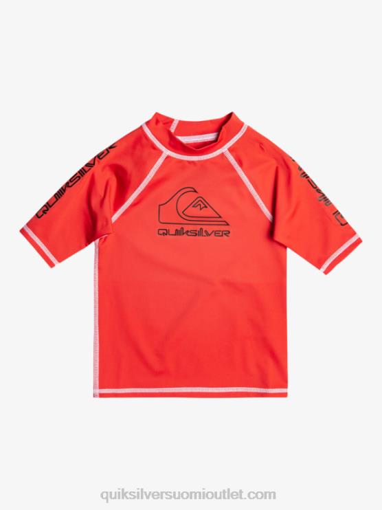 Quiksilver D6JJ2116 pojat korkean riskin punainen 2-7 Tourissa lyhythihainen upf 50 rashguard