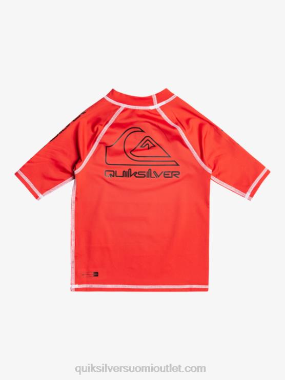 Quiksilver D6JJ2116 pojat korkean riskin punainen 2-7 Tourissa lyhythihainen upf 50 rashguard