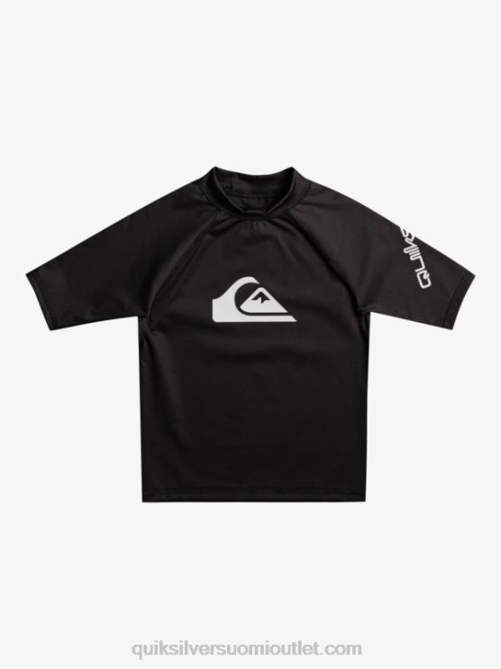 Quiksilver D6JJ2127 pojat musta 2-7 kaikkien aikojen lyhythihainen upf 50 rashguard