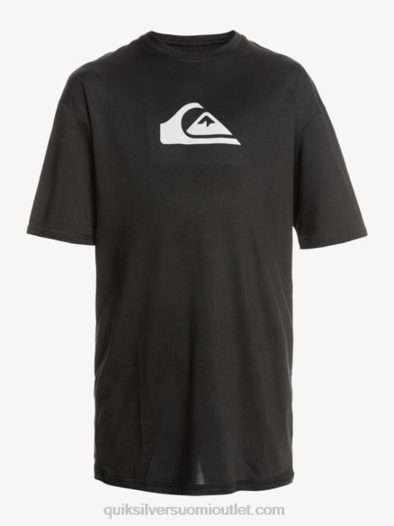 Quiksilver D6JJ2134 pojat musta 8-16 solid streak lyhythihainen upf 50 surffit-paita
