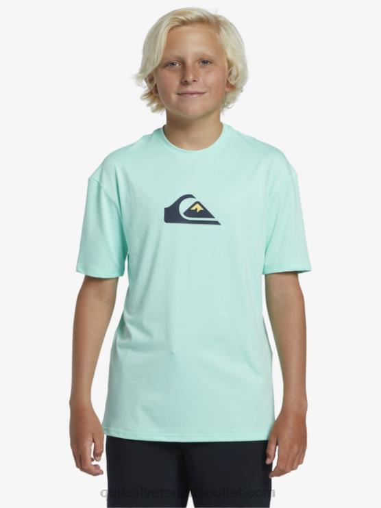 Quiksilver D6JJ2137 pojat rantalasi 8-16 solid streak lyhythihainen upf 50 surffit-paita
