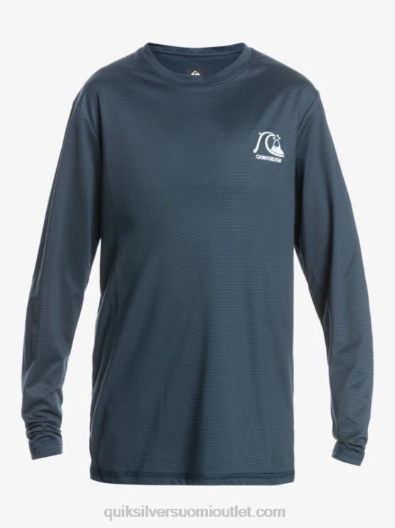 Quiksilver D6JJ2200 pojat keskiyön laivaston kanerva 8-16 heritage kanerva pitkähihainen upf 50 surffit-paita