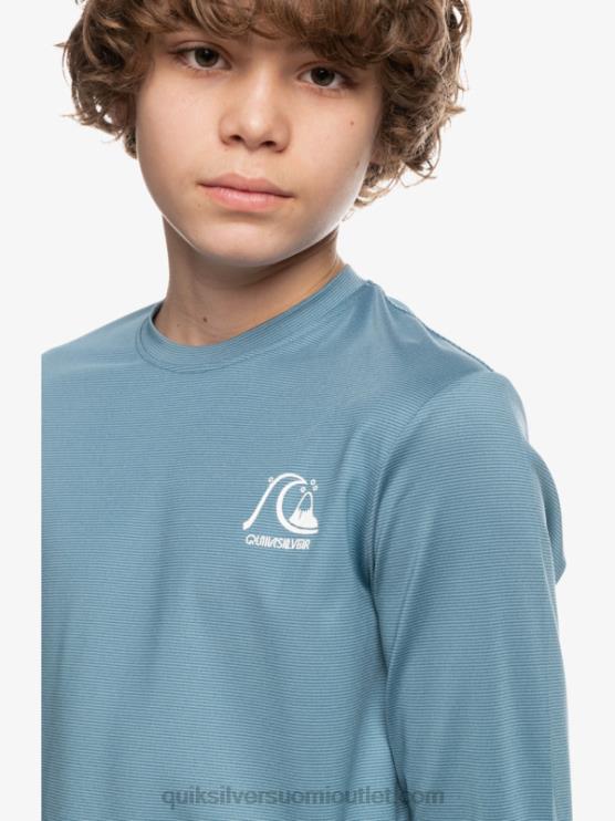 Quiksilver D6JJ2201 pojat maakunnan sininen kanerva 8-16 heritage kanerva pitkähihainen upf 50 surffit-paita