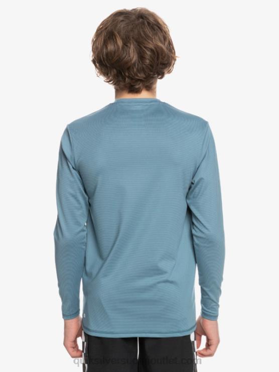 Quiksilver D6JJ2201 pojat maakunnan sininen kanerva 8-16 heritage kanerva pitkähihainen upf 50 surffit-paita