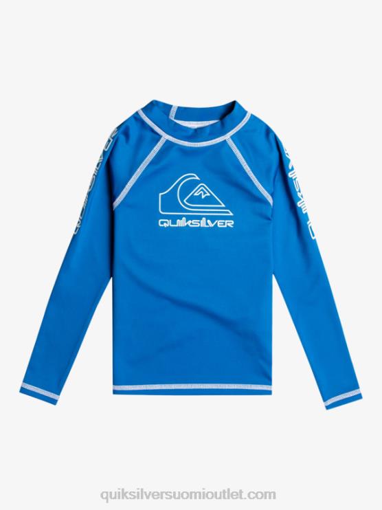 Quiksilver D6JJ2219 pojat snorkkelin sininen 2-7 Tourissa pitkähihainen upf 50 rashguard
