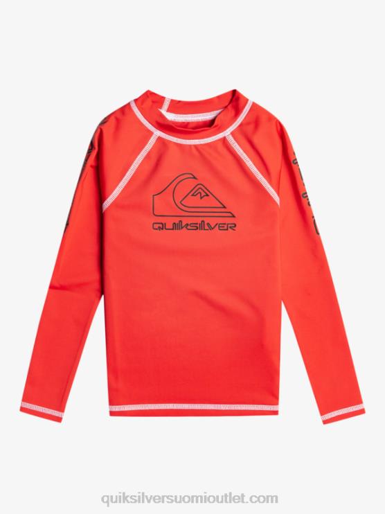 Quiksilver D6JJ2220 pojat korkean riskin punainen 2-7 Tourissa pitkähihainen upf 50 rashguard