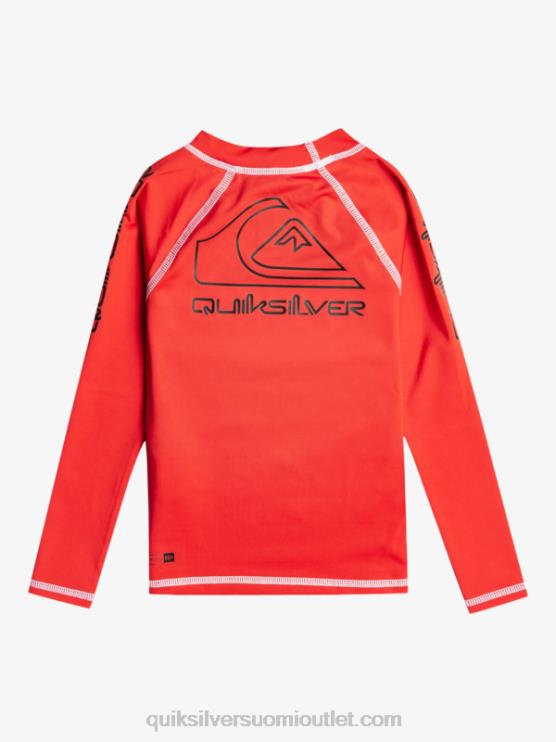 Quiksilver D6JJ2220 pojat korkean riskin punainen 2-7 Tourissa pitkähihainen upf 50 rashguard