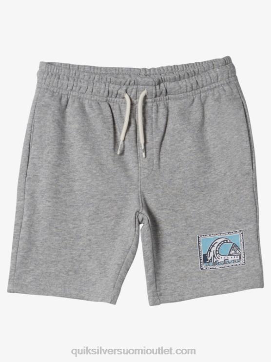 Quiksilver D6JJ2076 pojat vaaleanharmaa kanerva 2-7 helppoa päivän lenkkeilyä
