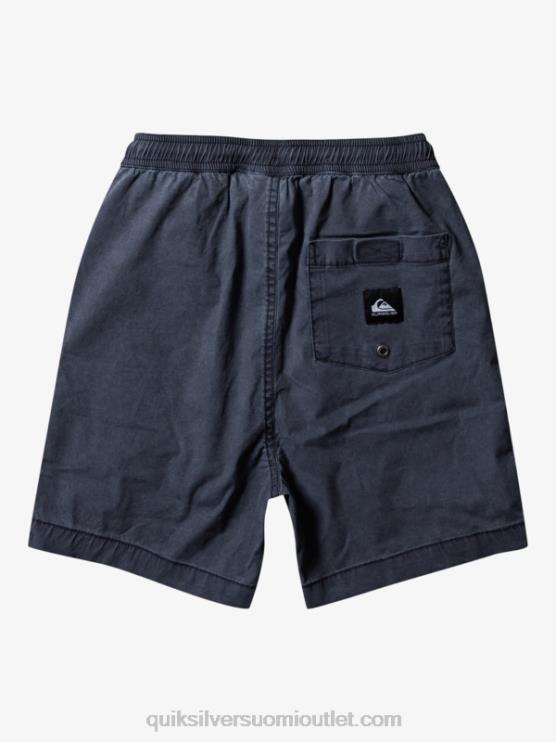 Quiksilver D6JJ2079 pojat musta 8-16 taxer 15 vyötäröshortsit
