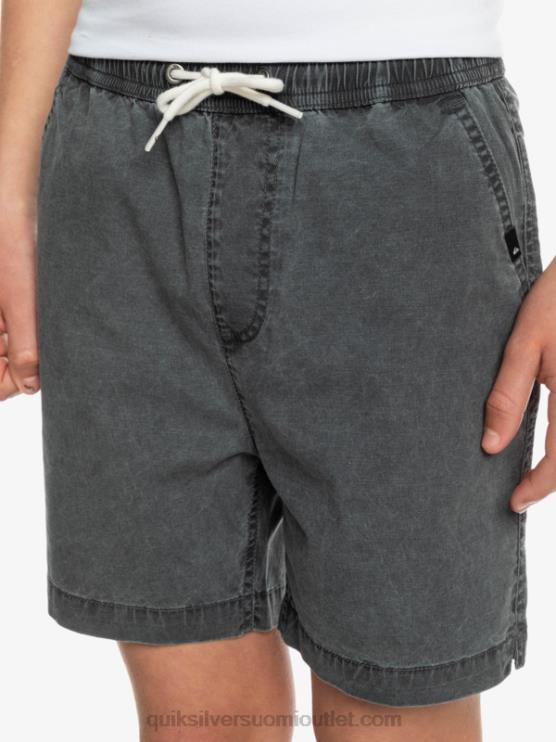 Quiksilver D6JJ2079 pojat musta 8-16 taxer 15 vyötäröshortsit