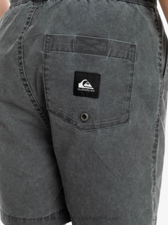 Quiksilver D6JJ2079 pojat musta 8-16 taxer 15 vyötäröshortsit